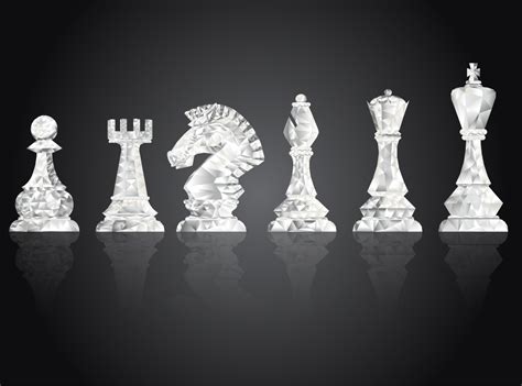 White Geometric Chess Set By Impressions By Tayyab On Dribbble