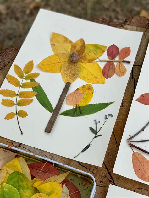 Fall Leaves Crafts For Children Real Red Riding Hoods Forest School