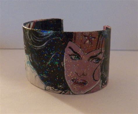 Diy Mod Podge Comic Book Bracelet Lots Of Possibilities I Need This