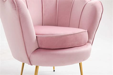 Hepburn Accent Chair in Pink Velvet | Shop Designer Home Furnishings