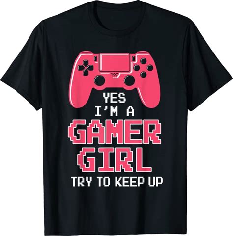 Lustige Gamer Girl Video Spiel Gaming Liebhaber Geschenk T Shirt