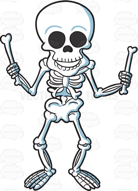 A Skeleton Playing With Bones Skeleton Drawings Skeleton