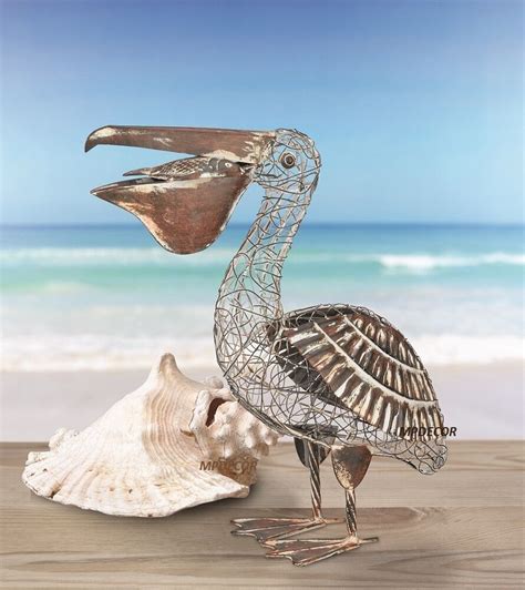 With our wide selection of beach decor and coastal furniture, any house can be a beach house, even if you're nowhere near the gently lapping waves of the ocean. Coastal Nautical Rustic Pelican Fish Statue Beach Cottage ...