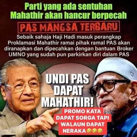 Wartawan Rasmi Laman Reformasi Memang Dah Kena Kelentong Dengan Mahathir