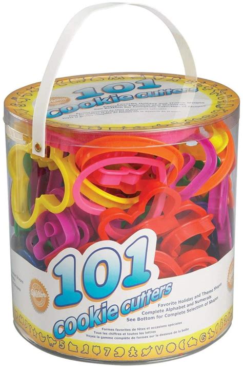 Cookie Cutters Set 101 Piece Alphabet Numbers And Holiday Cookie