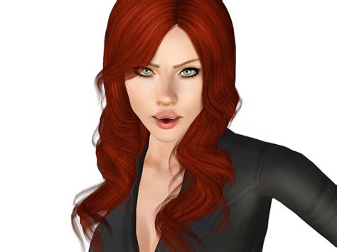 The Sims Resource Scarlett Johansson As Black Widow