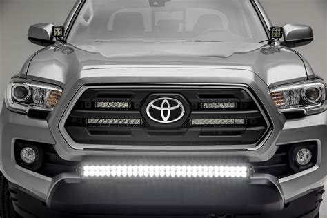 2018 2021 Toyota Tacoma Front Bumper Center Led Kit With 1 30 Inch