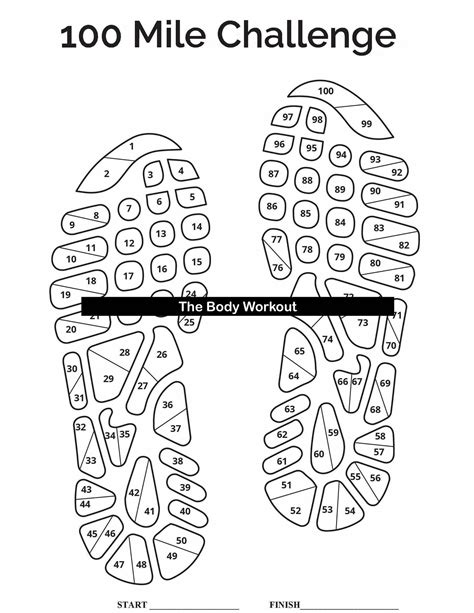 Printable Mile Tracker Coloring Page