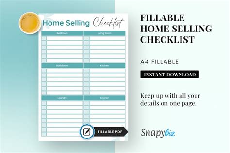 Printable Home Selling Checklist Checklist Printable