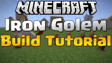 The ingredients you need to make one iron golem are four iron blocks (each one consisting of nine iron ingots in a crafting table), and one single pumpkin. How to Build an Iron Golem - Minecraft Tutorial - YouTube