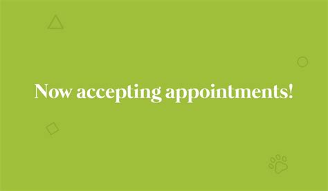 Now Accepting Appointments Blog