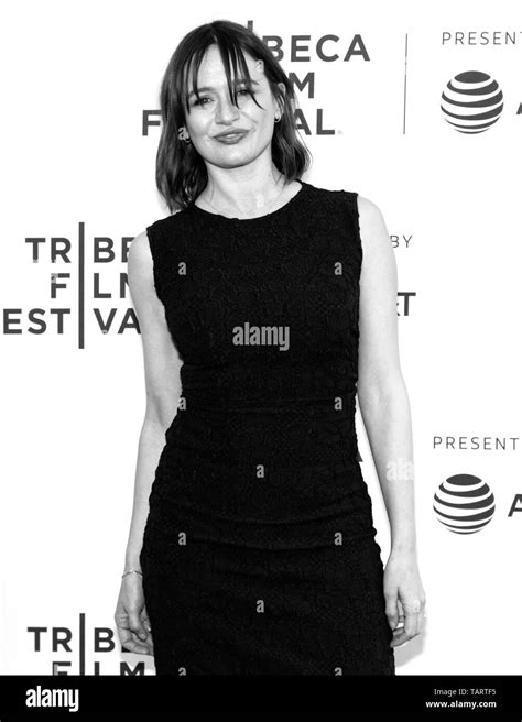 New York Ny April 27 2019 Emily Mortimer Attends The Premiere Of