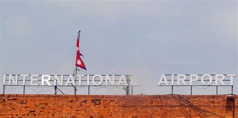 Tribhuvan International Airport In Kathmandu Nepal Editorial Image
