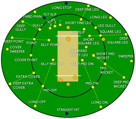 Which cricket position is the most difficult to field? What are the various fielding positions in cricket? - Quora