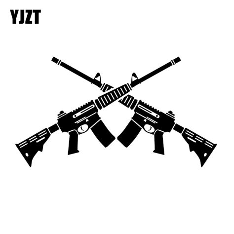 Buy Yjzt 17174cm Interesting Tactical Crossed Gun
