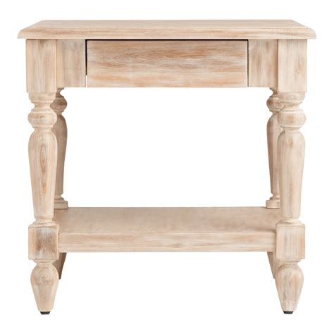 Everett Weathered Natural Wood Table Collection World Market