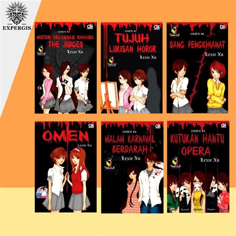 Jual Buku Indo Buku Novel Horror Misteri Teenlit Omen Series Seri Lexie Xu