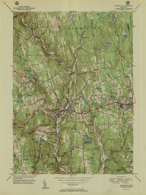 Thomaston Quadrangle 1951 Usgs Topographic Map 131680 Flickr