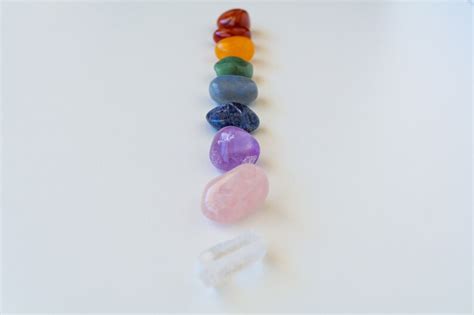 Chakra Crystal Set Tumbled Rainbow Gemstones Jasper Etsy