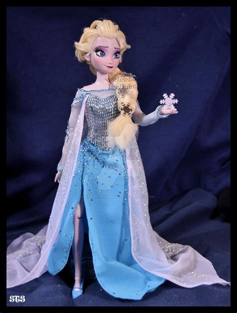 Frozen Ooak Snow Queen Elsa Doll By Verirrtesirrlicht On Deviantart