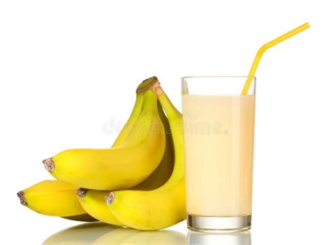 Banana Juice With Bananas Stock Photo Image Of Refreshing 22935324