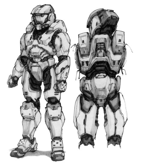 Master Chief Concept Characters And Art Halo 2