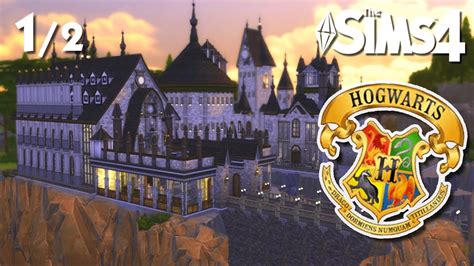 Hogwarts Harry Potter Pt 1 The Sims 4 Speed Build Youtube