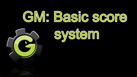 Game Maker Tutorial Basic Score System Youtube