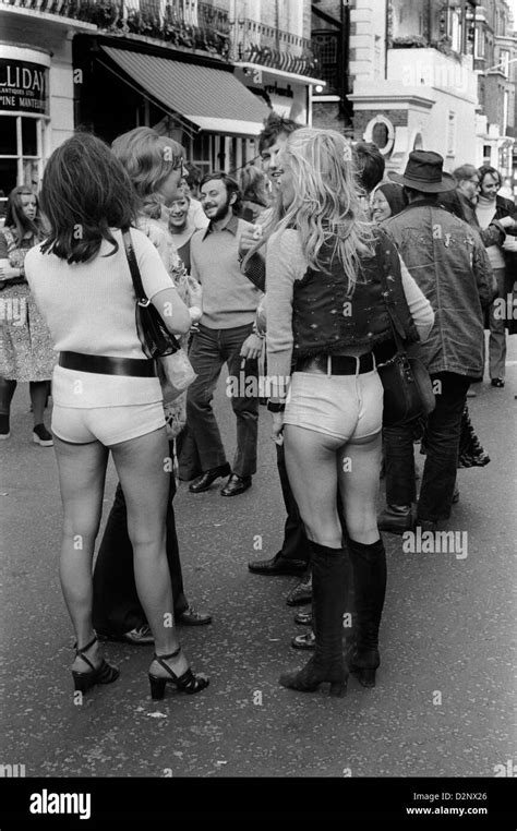 Fashion Two Women Modeling Hot Pants In The Early Courtesy Csu Archives
