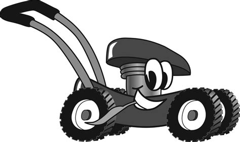 Lawn Mower Clipart Black And White Clipartfest Cliparting