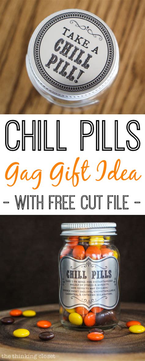 Definition of take a chill pill in the definitions.net dictionary. Chill Pills Gag Gift & Silhouette Giveaway — the thinking ...