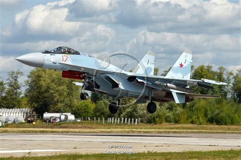 Russian Aerospace Forces Su 35s Fighter Bomber Midair Off The Runway