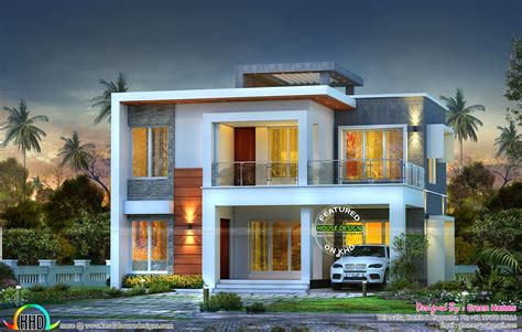 400 Sq Ft House Plans In Kerala Contemporary 3 Bedroom Home 1800 Sq