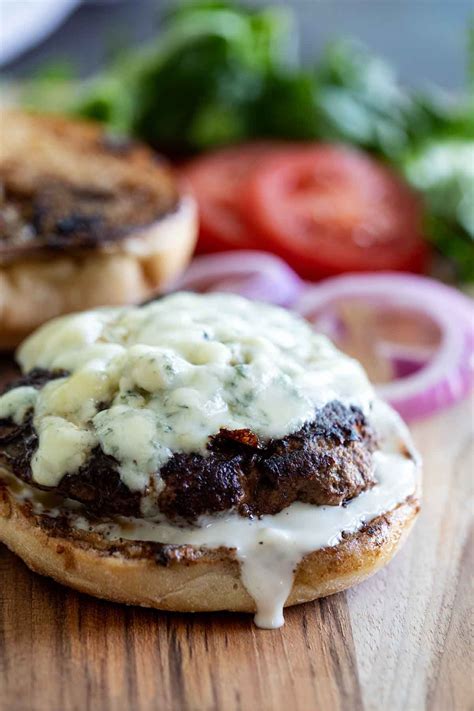 Easy Weeknight Blue Cheese Burgers Recipe Taste And Tell Recipe In