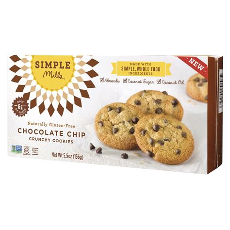 Simple Mills Chocolate Chip Crunchy Cookies Paleo Canada Naturamarketca