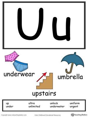 This puzzling new word game combines a word search with a jumble. U Alphabet Words - Learning How to Read