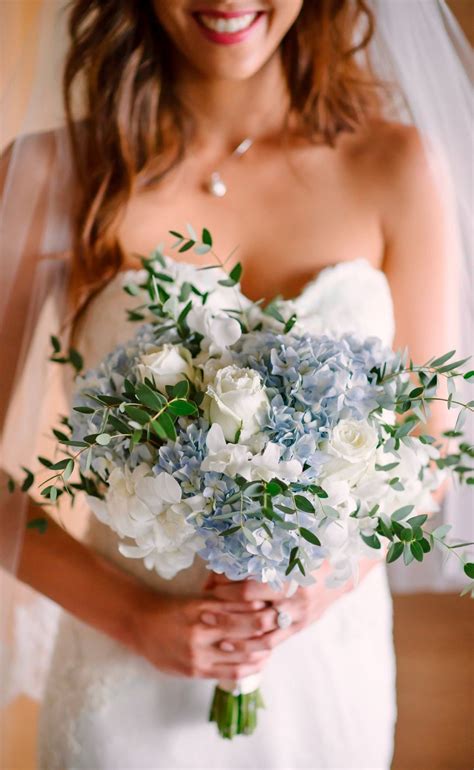Pin By Brooklynn White On Wedding Themes Blue Wedding Bouquet Blue