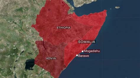 Al Shabab Militant Base Attacked On Coast Of Somalia Bbc News