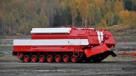 Russias First Armored Fire Truck Has T 72 And T 80 Tanks Dna In It