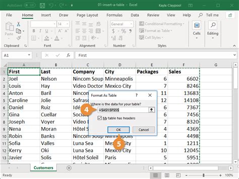 How To Create A Table In Excel Simple Steps