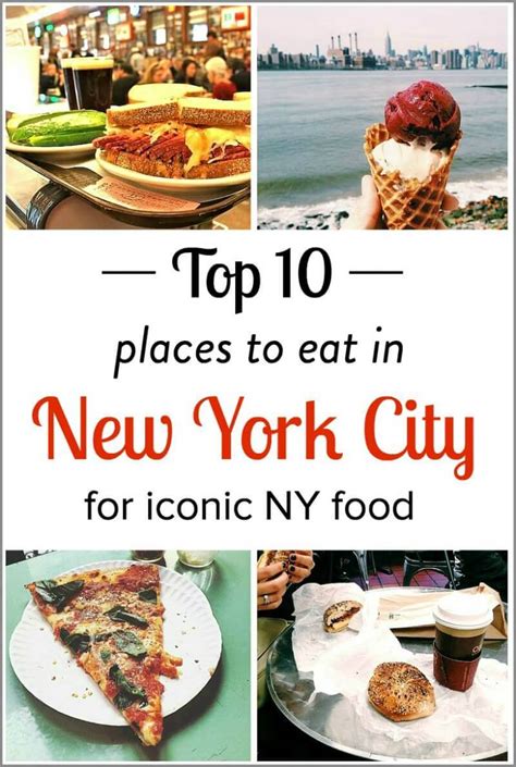 21 Places To Eat In Nyc For Iconic New York Food