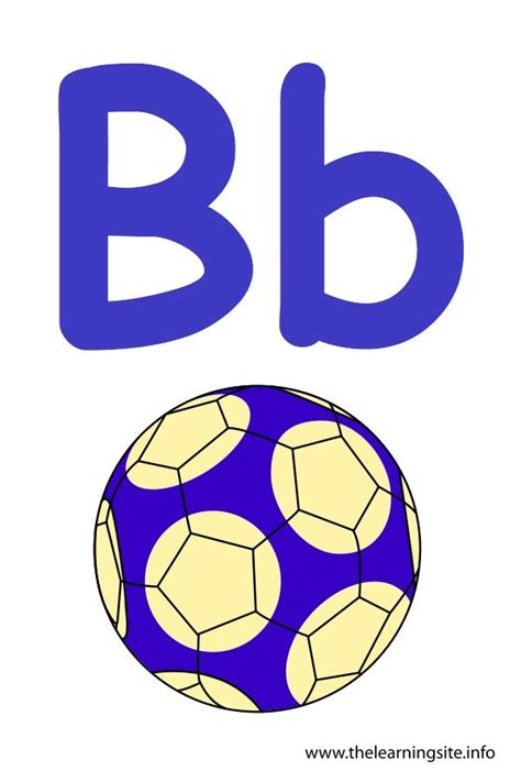 Words that start with letter b for kids · bag: flashcard-alphabet-letter-b-ball | Preschool alphabet printables ...