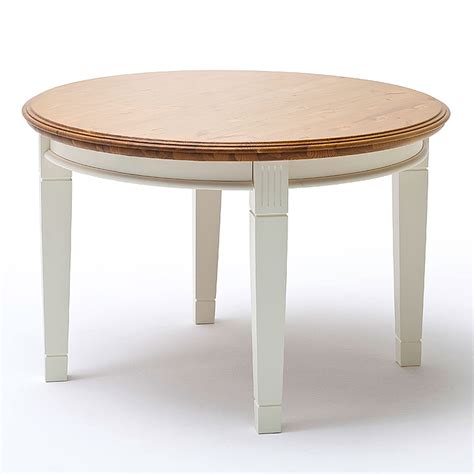 Esstisch Küchen-Tisch Padua rund ø 120 cm Pinie Nordica massiv