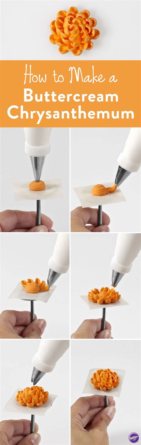 You can use the flower to decorate fondant cakes, cup cakes, wedding cakes etc. How to Make a Buttercream Chrysanthemum - Here's a step-by ...