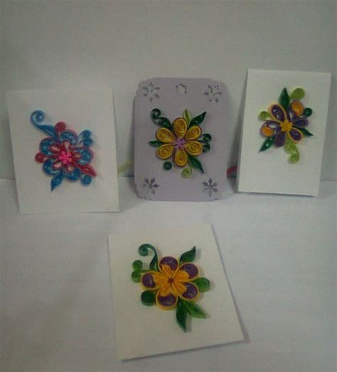 Crafty Divas Mini Quilled Cards