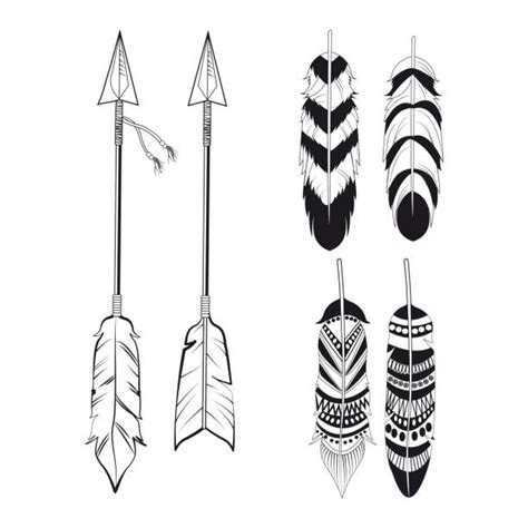 Free Svg Indian Arrow With Feather Svg 3315 File For Cricut