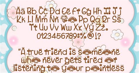 My Kawaii Fonts 💟my Melody Leopard💟