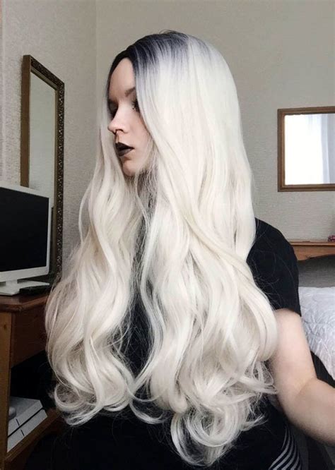 Dcash master permanent hair color dye special light blond grey white pearl reflect hl1490master color cream technologyprovide contrast effect result and outstanding color result better than normal hair colors. Angelique | White blonde hair, Hair color brands, Lush wigs