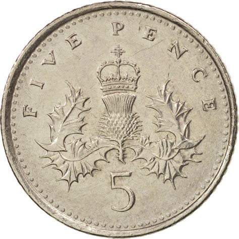Five Pence 1992 Coin From United Kingdom Online Coin Club
