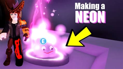 How To Make A Neon Pet Rock In Adopt Me Youtube